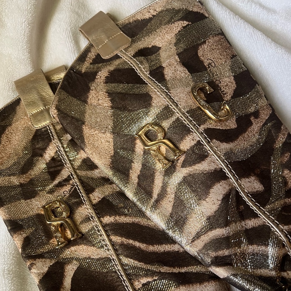 RARE Authentic Vintage Roberto Cavalli Boots **Damaged*** - Picture 10 of 10